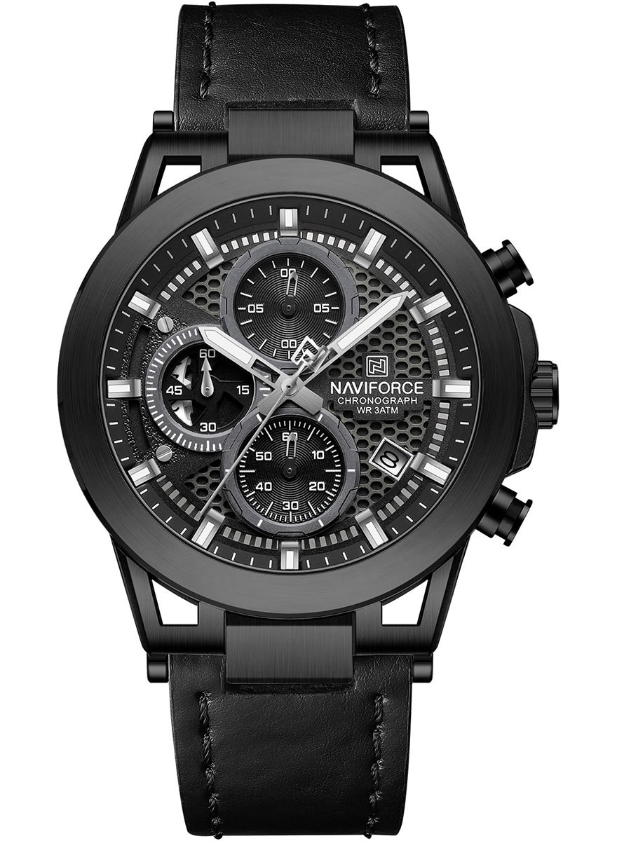 Naviforce Watch For Men NF8073-B-B-B